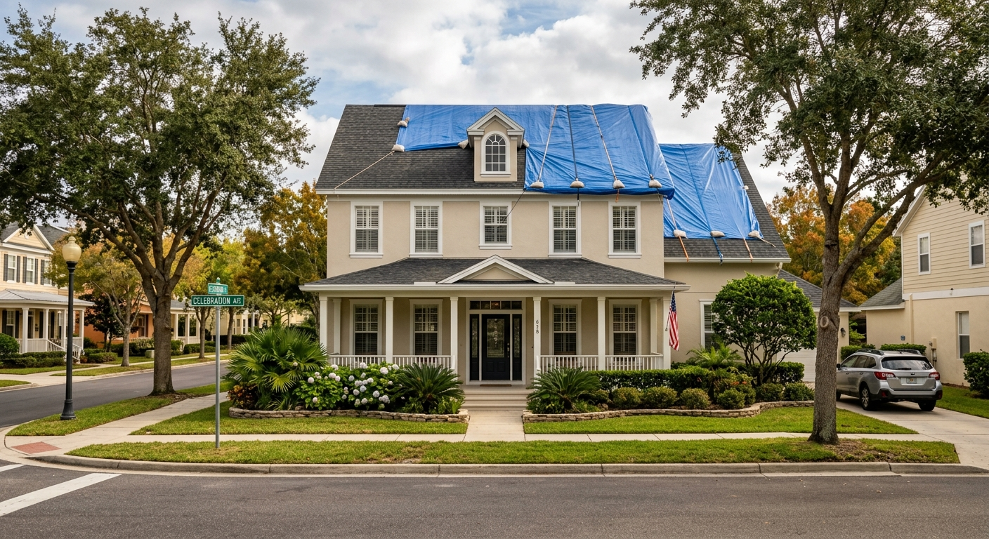 Celebration Emergency Roof Tarping