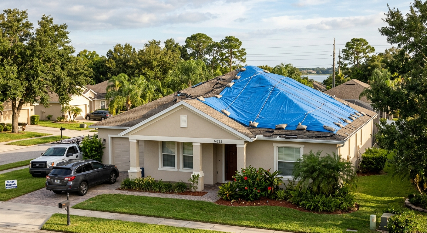 Clermont Emergency Roof Tarping