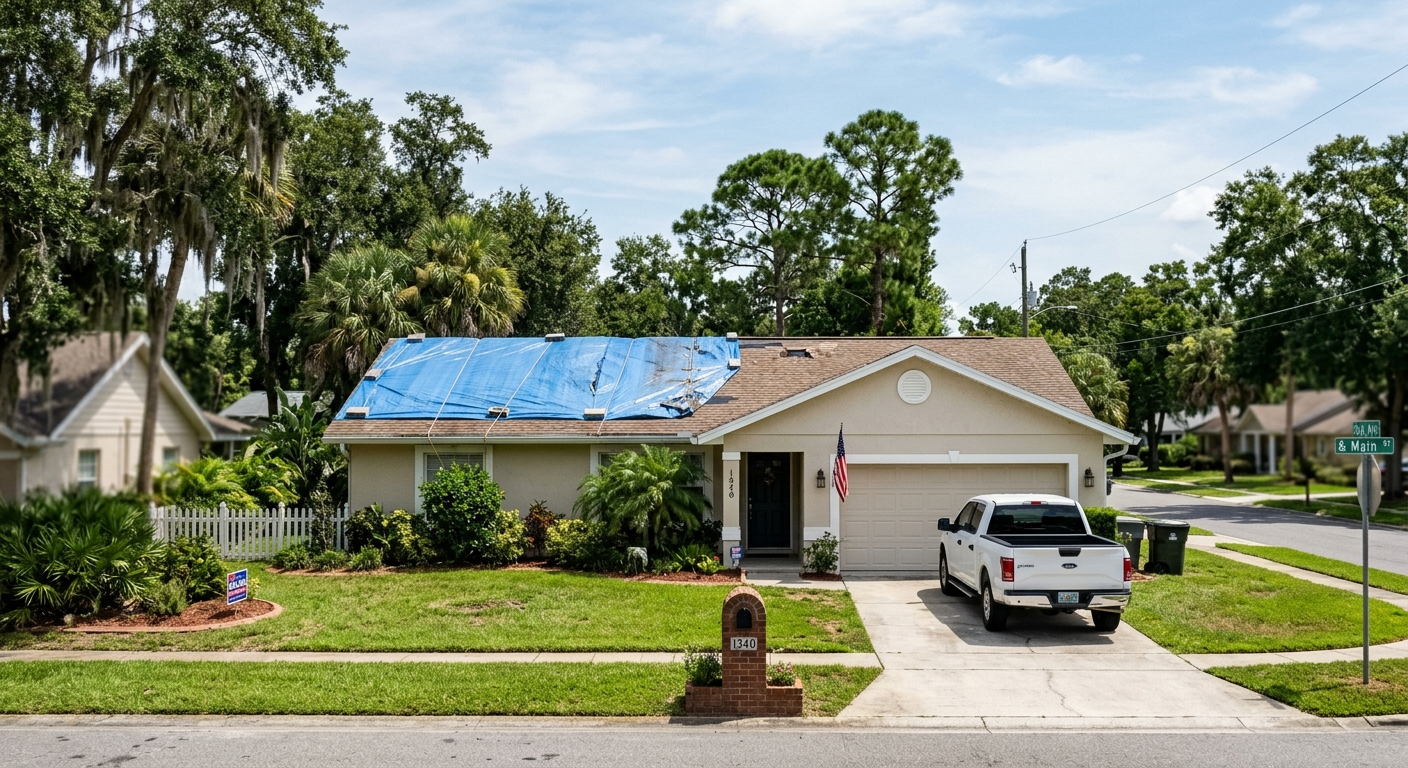 Leesburg Emergency Roof Tarping