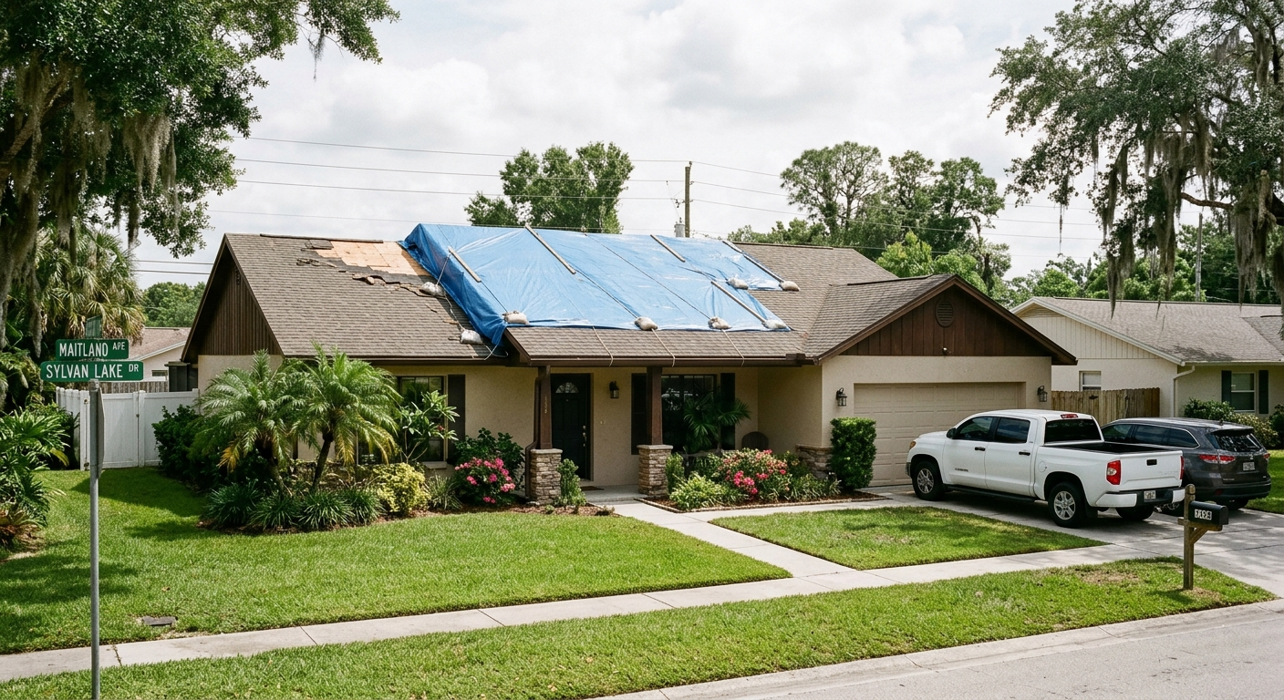 Maitland Emergency Roof Tarping